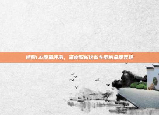 速腾1.6质量评测，深度解析这款车型的品质表现