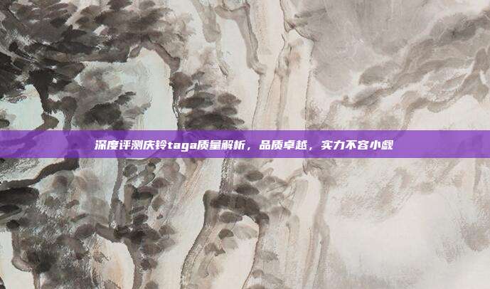 深度评测庆铃taga质量解析，品质卓越，实力不容小觑