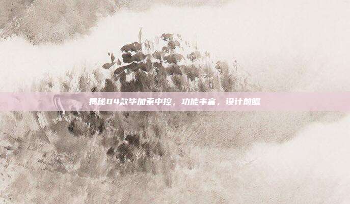 揭秘04款毕加索中控，功能丰富，设计前瞻