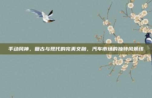 手动风神，复古与现代的完美交融，汽车市场的独特风景线