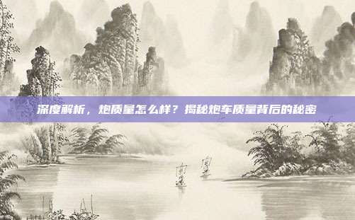 深度解析，炮质量怎么样？揭秘炮车质量背后的秘密