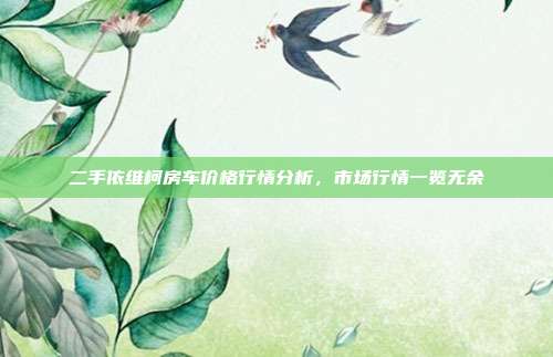 二手依维柯房车价格行情分析，市场行情一览无余