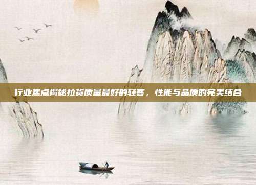 行业焦点揭秘拉货质量最好的轻客，性能与品质的完美结合