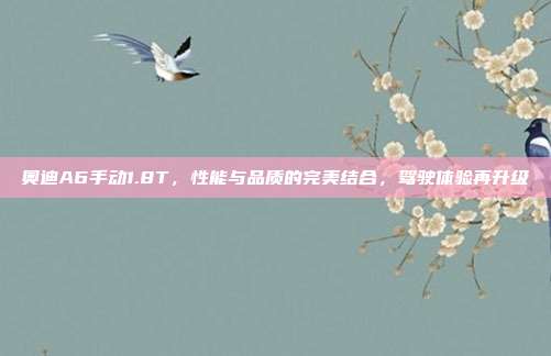 奥迪A6手动1.8T，性能与品质的完美结合，驾驶体验再升级