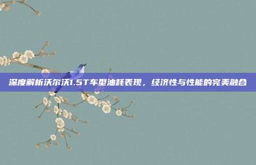 深度解析沃尔沃1.5T车型油耗表现，经济性与性能的完美融合