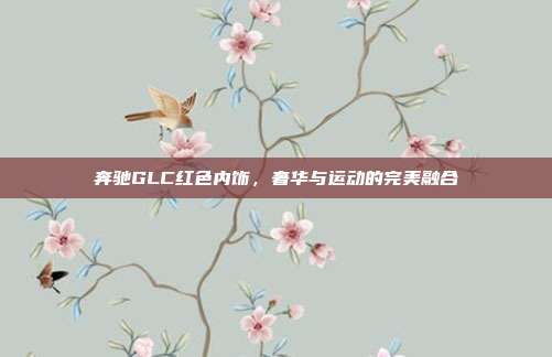 奔驰GLC红色内饰，奢华与运动的完美融合