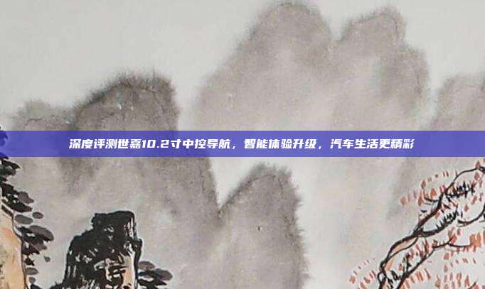 深度评测世嘉10.2寸中控导航，智能体验升级，汽车生活更精彩
