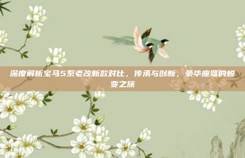 深度解析宝马5系老改新款对比，传承与创新，豪华座驾的蜕变之旅
