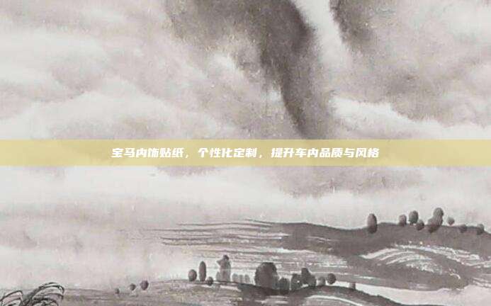 宝马内饰贴纸，个性化定制，提升车内品质与风格