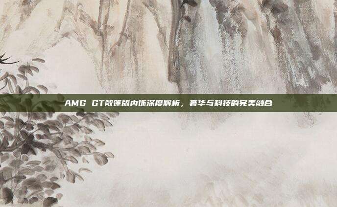 AMG GT敞篷版内饰深度解析，奢华与科技的完美融合