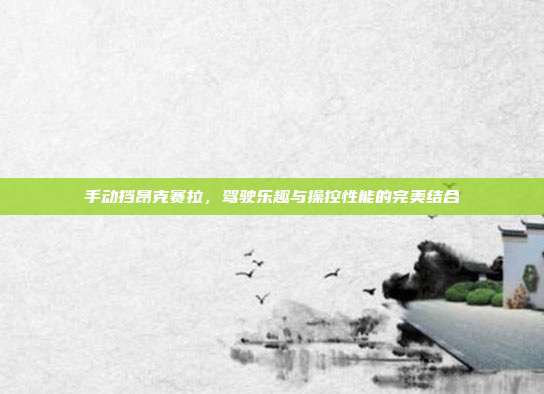手动挡昂克赛拉，驾驶乐趣与操控性能的完美结合