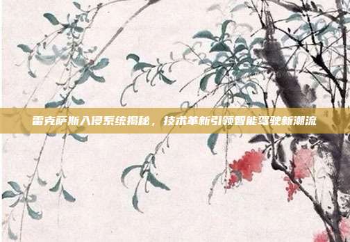 雷克萨斯入侵系统揭秘，技术革新引领智能驾驶新潮流