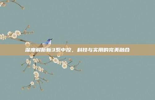 深度解析新3系中控，科技与实用的完美融合