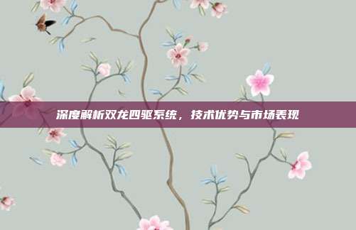 深度解析双龙四驱系统，技术优势与市场表现