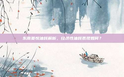 东南菱悦油耗解析，经济性油耗表现如何？