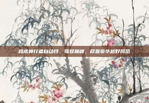 路虎神行者自动挡，驾驭巅峰，尽显豪华越野风范