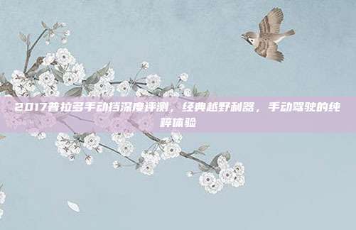 2017普拉多手动挡深度评测，经典越野利器，手动驾驶的纯粹体验