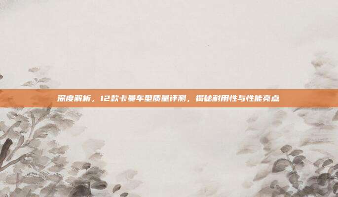 深度解析，12款卡曼车型质量评测，揭秘耐用性与性能亮点