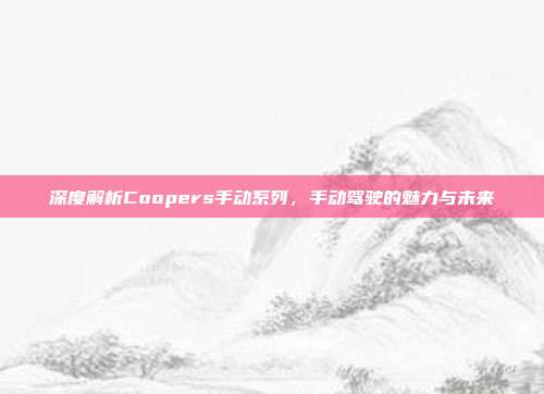 深度解析Coopers手动系列，手动驾驶的魅力与未来