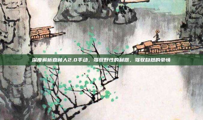 深度解析森林人2.0手动，驾驭野性的利器，驾驭自然的豪情