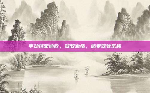 手动挡蒙迪欧，驾驭激情，感受驾驶乐趣