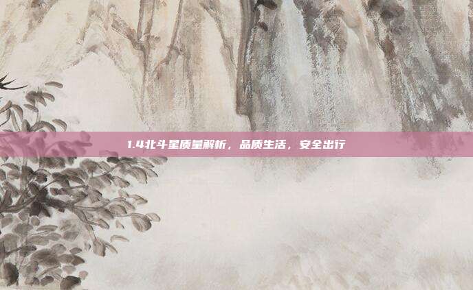 1.4北斗星质量解析，品质生活，安全出行