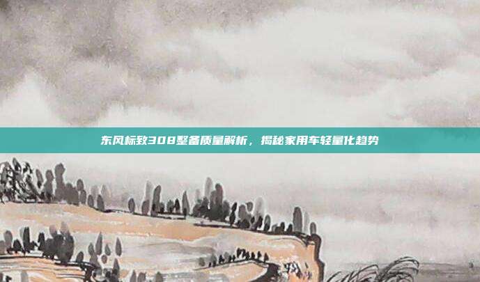 东风标致308整备质量解析，揭秘家用车轻量化趋势