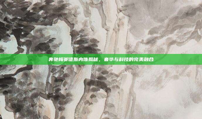 奔驰梅赛德斯内饰揭秘，奢华与科技的完美融合
