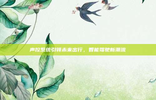 声控系统引领未来出行，智能驾驶新潮流