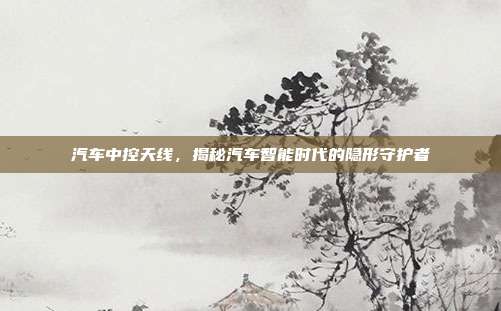 汽车中控天线，揭秘汽车智能时代的隐形守护者