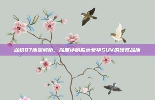 途锐Q7质量解析，深度评测揭示豪华SUV的硬核品质
