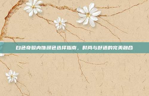 白色奇骏内饰颜色选择指南，时尚与舒适的完美融合