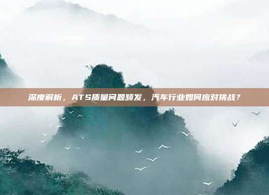 深度解析，ATS质量问题频发，汽车行业如何应对挑战？