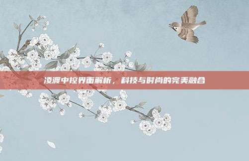 凌渡中控界面解析，科技与时尚的完美融合