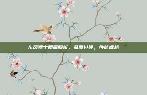 东风猛士质量解析，品质过硬，性能卓越
