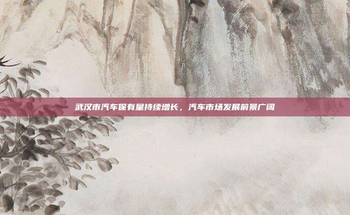 武汉市汽车保有量持续增长，汽车市场发展前景广阔
