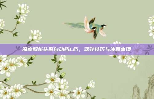 深度解析花冠自动挡L档，驾驶技巧与注意事项