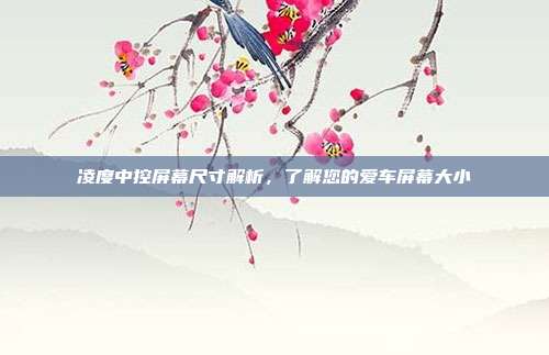 凌度中控屏幕尺寸解析，了解您的爱车屏幕大小