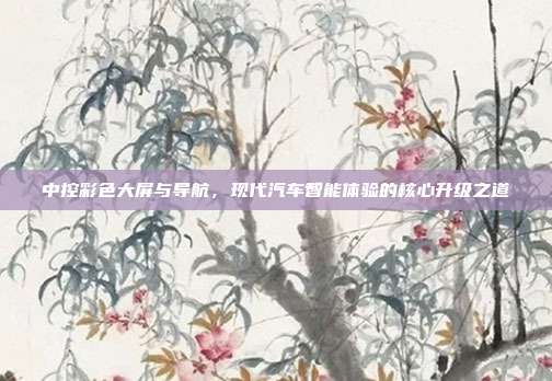 中控彩色大屏与导航，现代汽车智能体验的核心升级之道