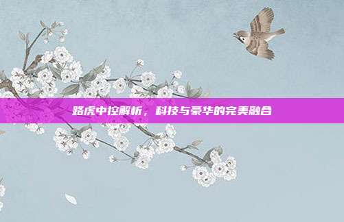 路虎中控解析，科技与豪华的完美融合