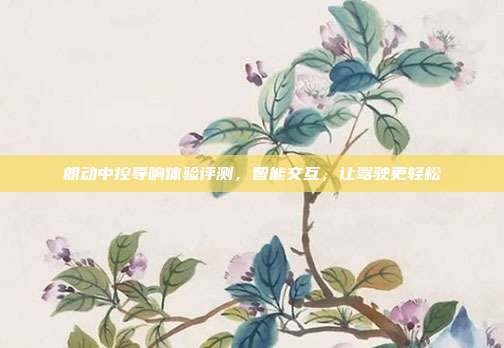朗动中控导响体验评测，智能交互，让驾驶更轻松