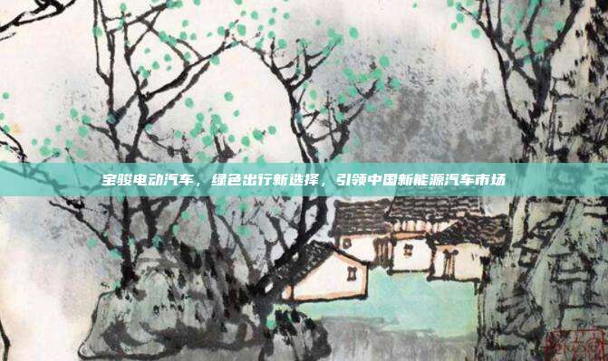 宝骏电动汽车，绿色出行新选择，引领中国新能源汽车市场