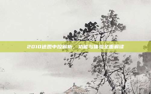 2010途观中控解析，功能与体验全面解读