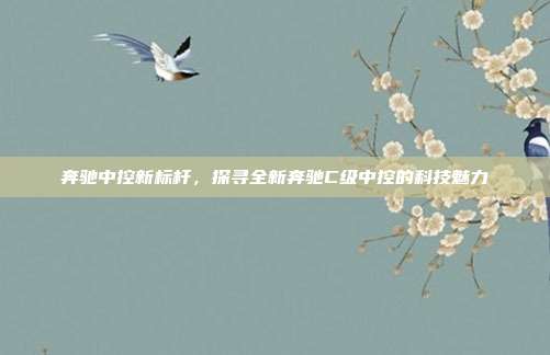 奔驰中控新标杆，探寻全新奔驰C级中控的科技魅力