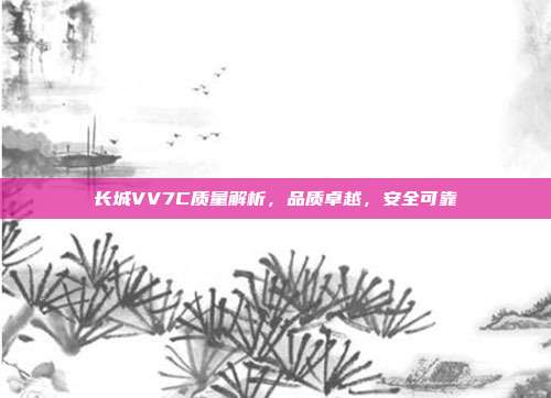 长城VV7C质量解析，品质卓越，安全可靠