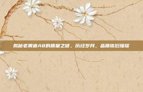 揭秘老奥迪A8的质量之谜，历经岁月，品质依旧璀璨