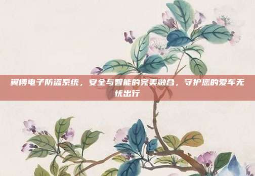 翼博电子防盗系统，安全与智能的完美融合，守护您的爱车无忧出行