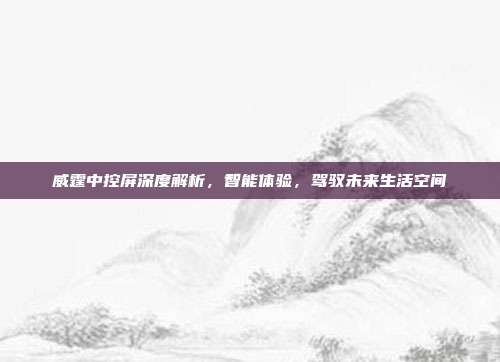 威霆中控屏深度解析，智能体验，驾驭未来生活空间