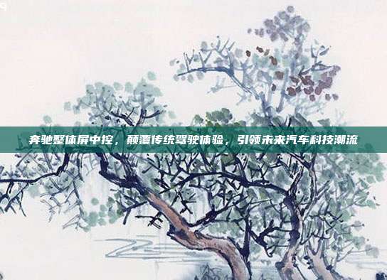 奔驰整体屏中控，颠覆传统驾驶体验，引领未来汽车科技潮流