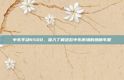 中东手动4500，深入了解这款中东市场的热销车型
